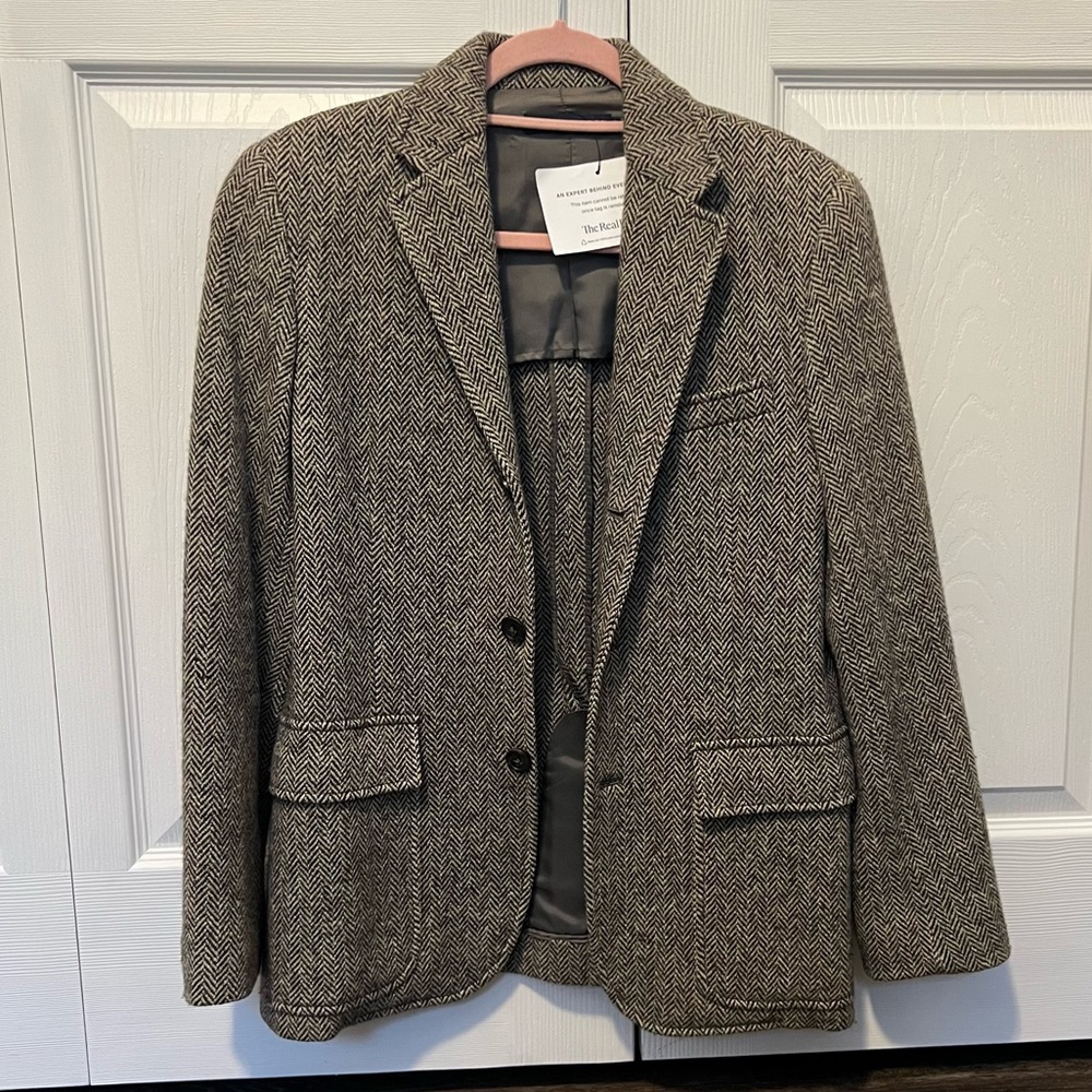 Ralph Lauren Herringbone Tweed Jacket